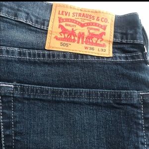 Men 505 Levi’s Jeans Size 36